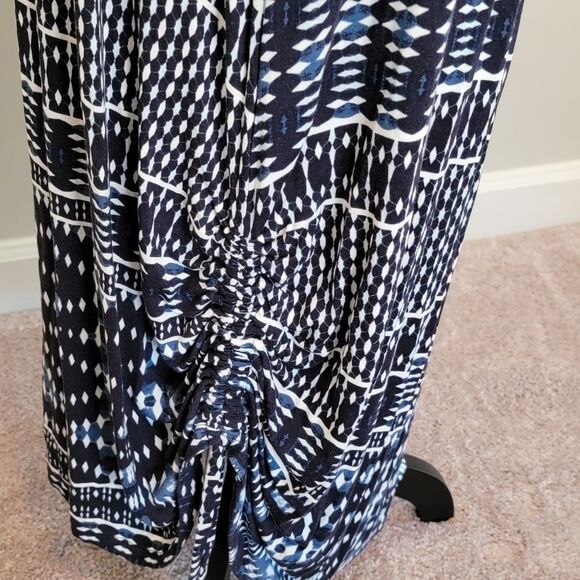 Lane Bryant mixed print dress with drawstring hem - Picture 4 of 5